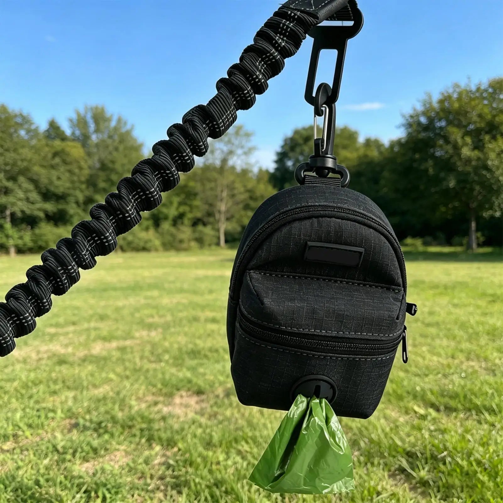 Dog Supports Pouch Carabiner Food Poop Bags Training Small Medium Qme