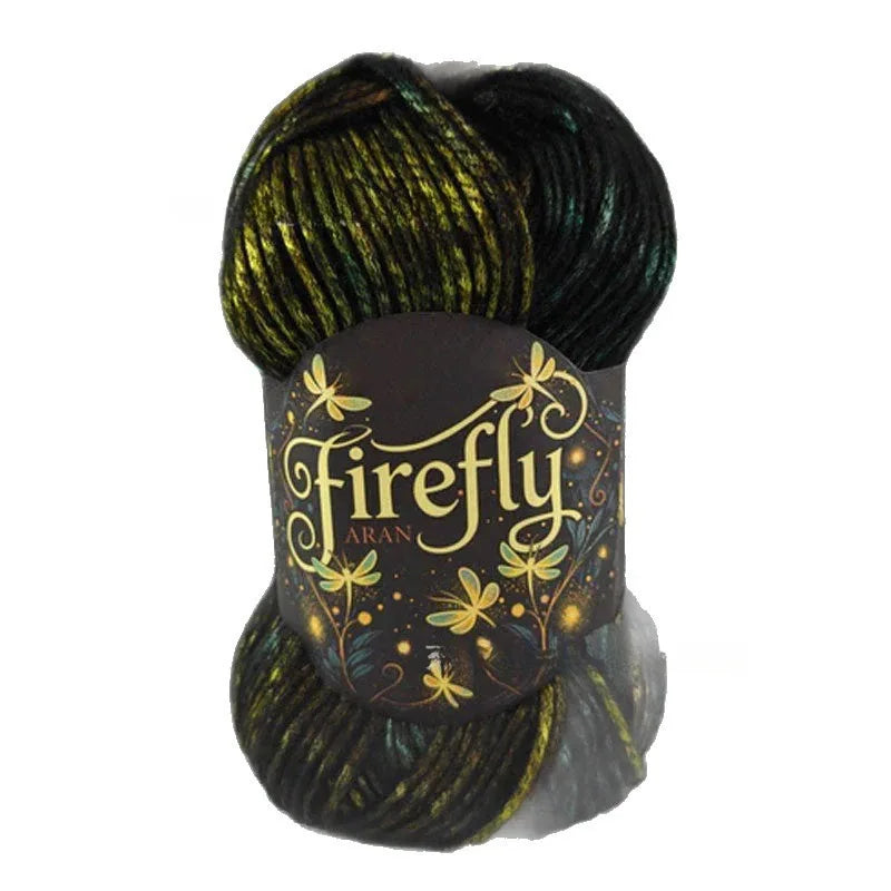 Firefly Iridescent Shimmer Yarn Handmade-friendly Perfect Holiday Qme green