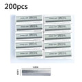 200pcs Microblading Eyebrow Knives Stainless Steel Eyebrow Trimmer Razor Blade for Permanent Makeup Brow Tattoo Beauty Tool Qme 200pcs