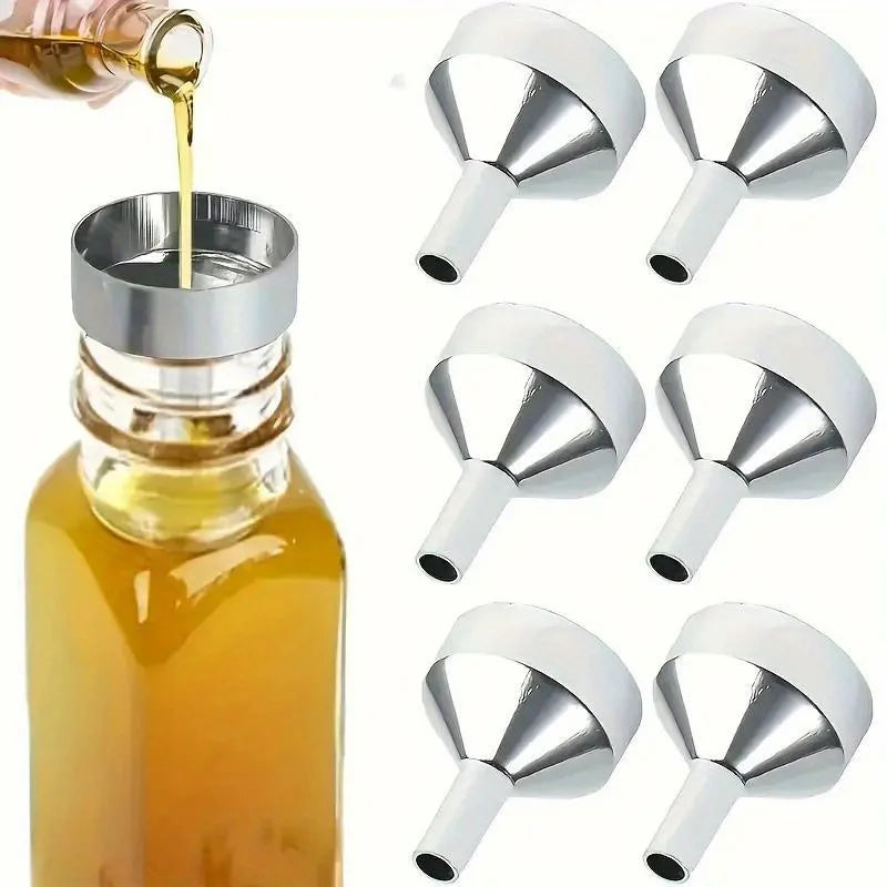 Metal Small Funnel and Straw for Perfume and Essential Oils, Easy to Dispense and Add Various Liquids Special Tools Qme