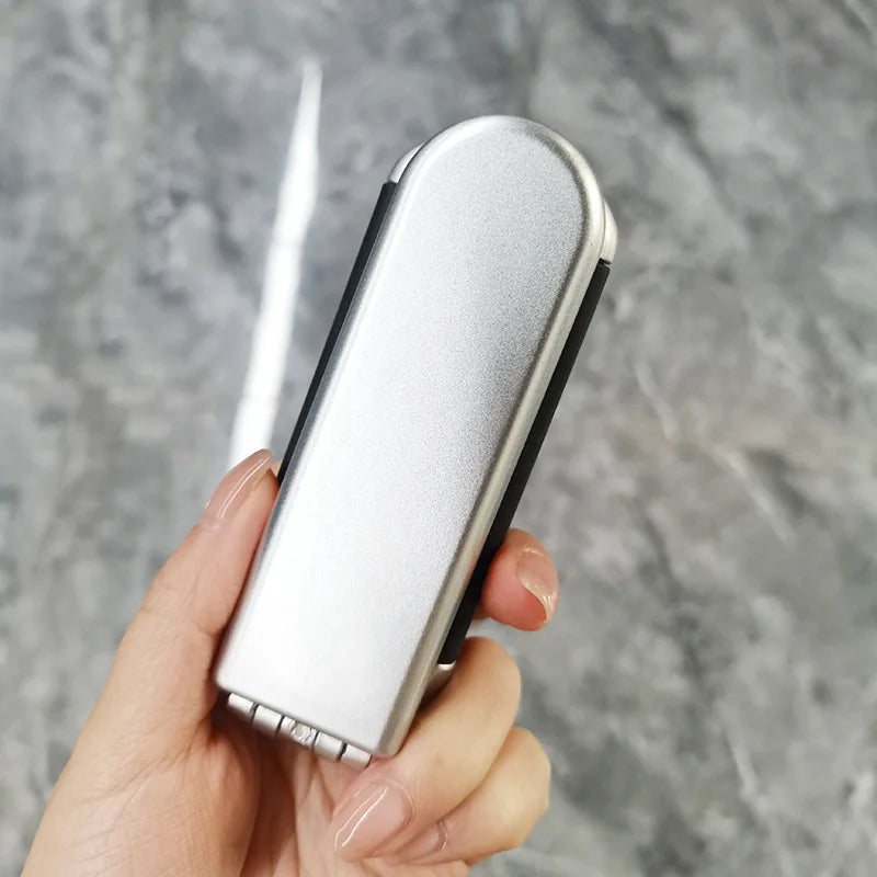 Hello Kitty Silver Folding Air-Cushion Comb Instagram-Style Comb with Mirror Portable Mini Comb with Mirror for Students Qme 1