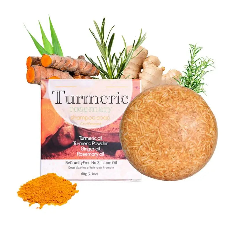 Ginger Shampoo Soap Anti-hair Loss Natural Organic Plant Extra Qme