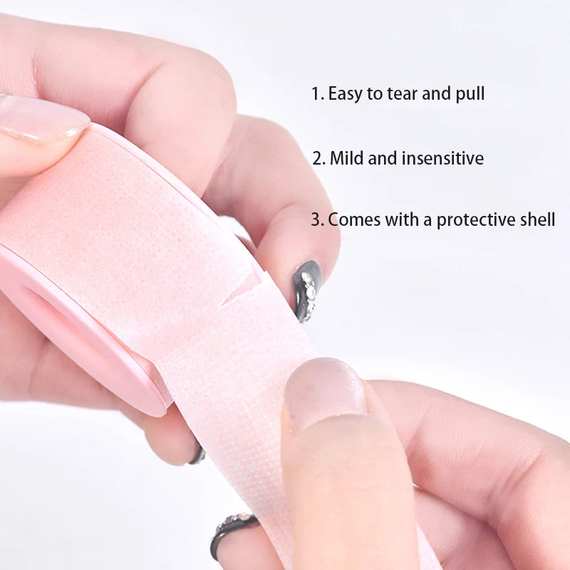 Non-woven Micropore Silicone Gel Eyelash Tape Breathable Sensitive Qme