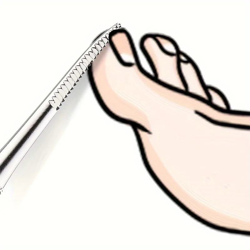 3Pcs Stainless Steel Ingrown Toenail Lifter Tools Double End Cuticle Pusher Nail Cleaner For Paronychia Foot Nail Care Qme