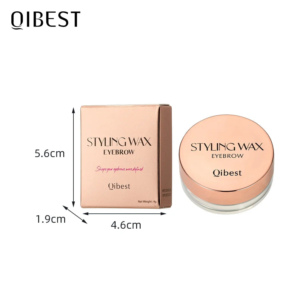 QIBEST Transparent Eyebrow Shape Gel Three-dimensional Eyebrow Gel Waterproof Long-lasting Brow Soap Makeup Eyebrow Styling Gel Qme