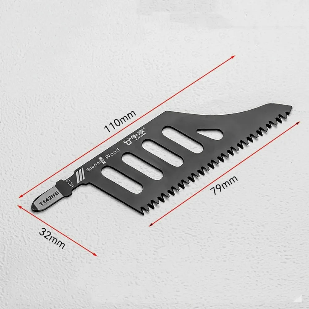 Explosion Proof Edge Woodworking Irregular Curve Saw Blade Fine Coarse Teeth for Wood Aluminum Tight Spaces Precision Cut Tool Qme
