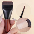 Mini Ultra Thin Foundation Brush Synthetic Flat Head Streak-free Qme B