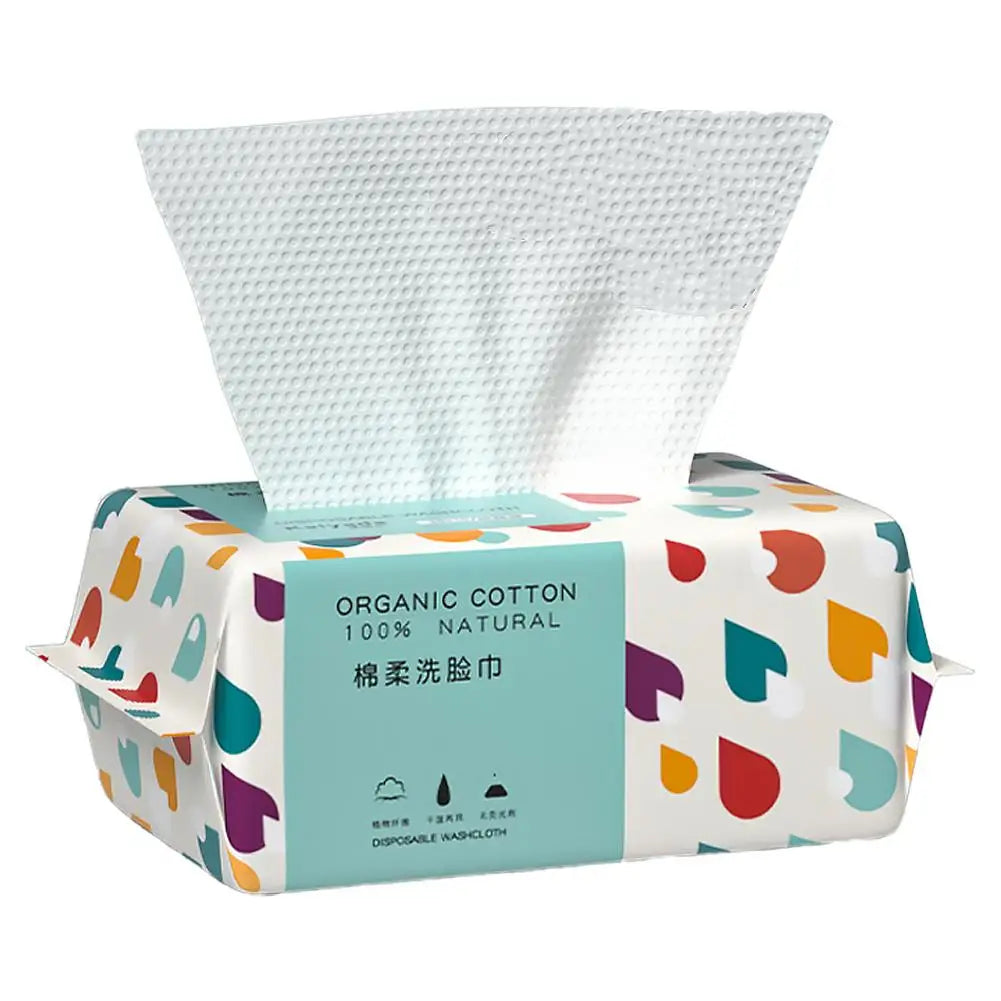 Soft Cotton Disposable Face Towel Thicken Facial Towelettes Dry Wipes Qme L-20x20cm
