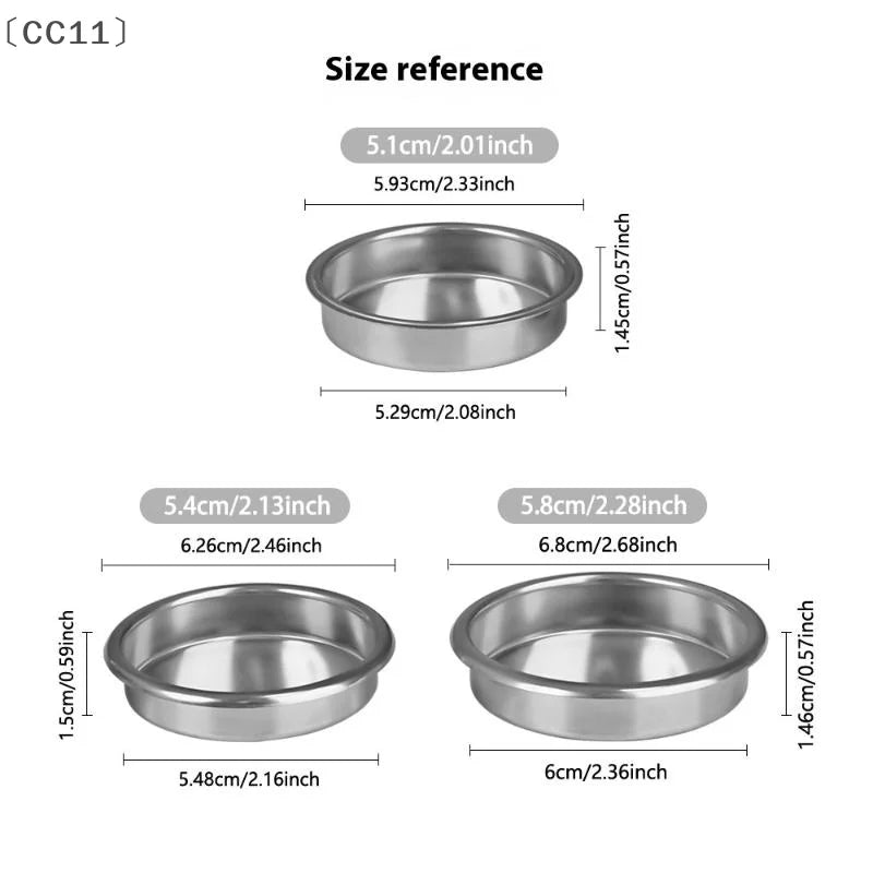 CC11Coffee Blind Filter Bowl 51 54 Non Pressurized Cup Backwashing Qme