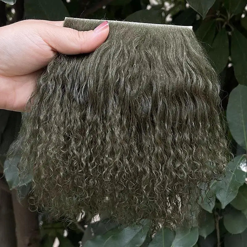 Dolls Accessories Mongolian Fur Sheepskin Wool Extensions Curly Qme A3