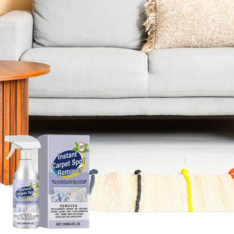 Carpet Stain Remover Rug Cleaner Spray Spots Cleaning Pet Removes Wine Qme