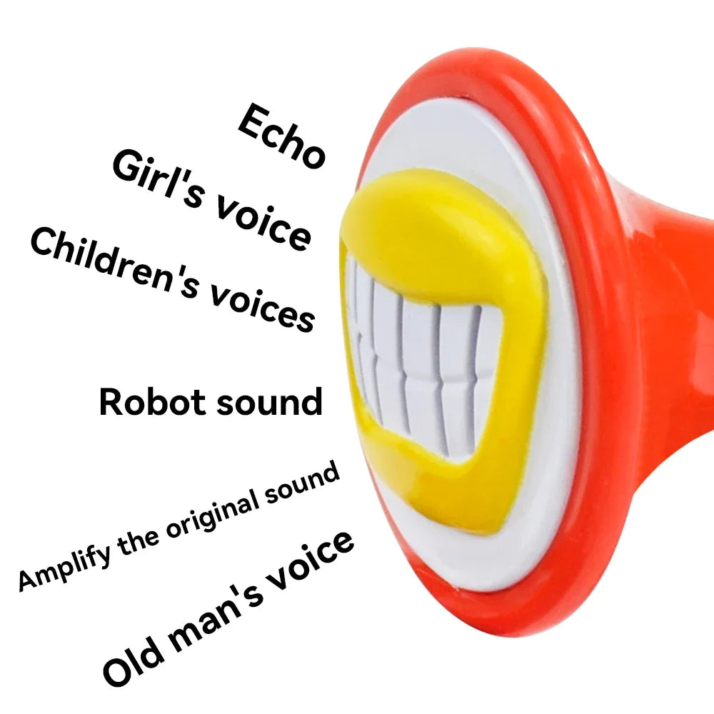 Mini Children's Voice Changing Toy With 6 Sound Effects, Role-Playing Voice Speaker Children's Handheld Amplifier Parody Kid Toy Qme
