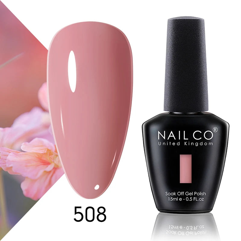 NAILCO 131 Colors Nail Gel Polish Off LED Semi Permanant Art Hybrid