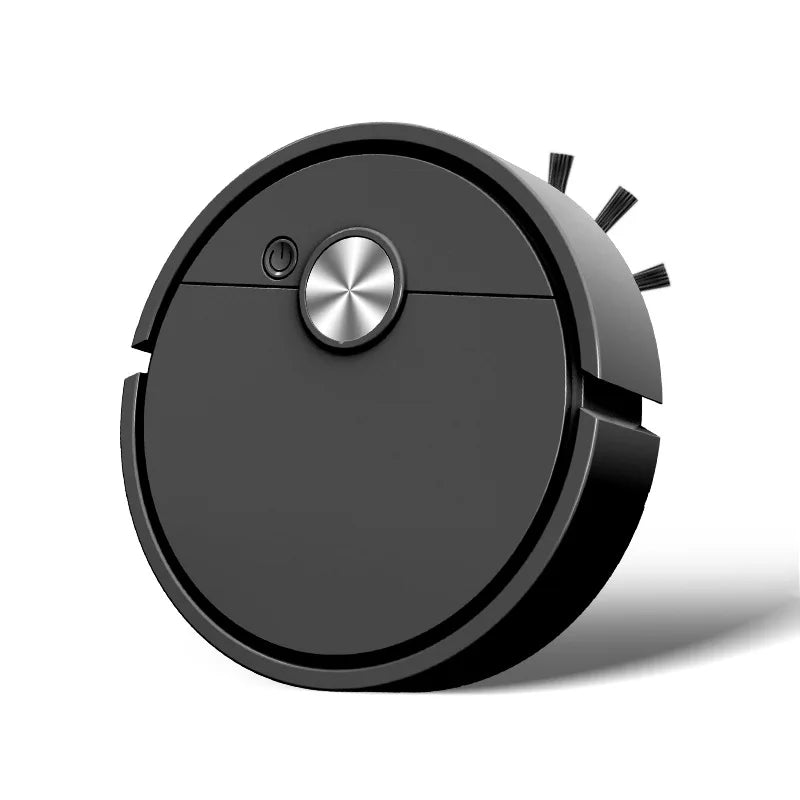 Smart Vacuum Cleaning Robot Mini Mopping Suction And Sweeping Integrated Fully Automatic Cleaning Sweeping Robot Qme black