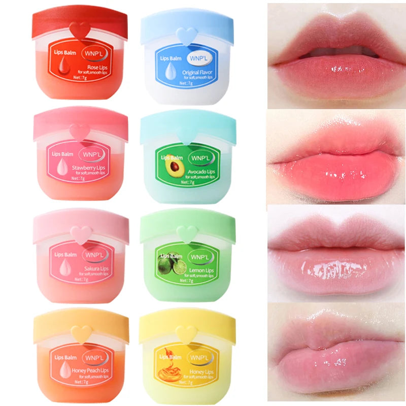 4 6 Lipstick 8 Kinds Fruit Flavor Lip Gloss Base Colorless Party Qme