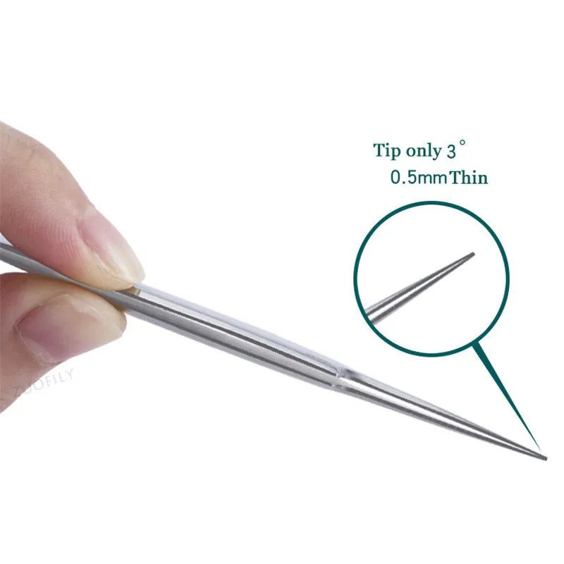 1PC Blackhead Acne Needle Stainless Steel Acne Remove Tweezer Blackhead Extractor Pimple Tweezer Face Pore Cleanering Care Tool Qme