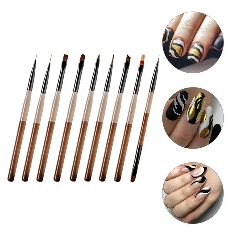 1 Fine Detail Paint Brush Acrylic UV Gel Drawing Dotting Manicure Qme