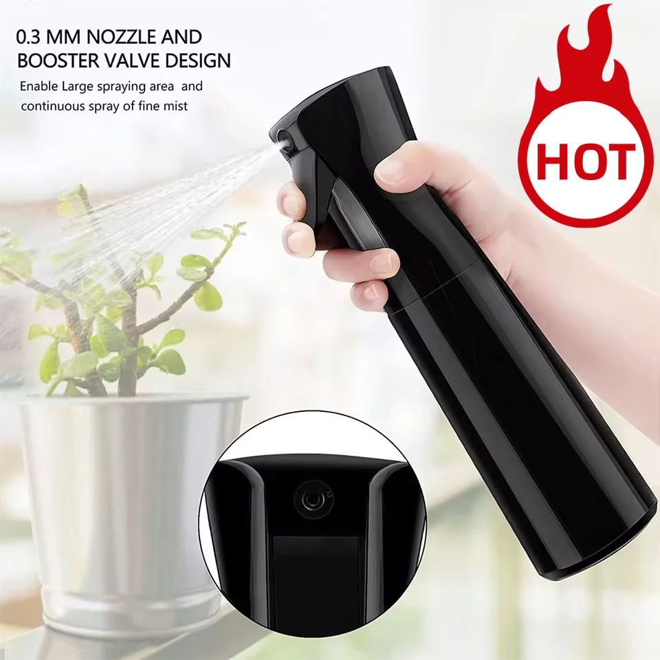 High Pressure Water Can Water Spray Bottle Barber Shampoo Mist Water Spray Bottle Portable Beard Hair Salon Styling Accessories Qme
