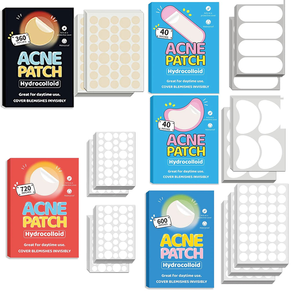 Invisible Hydrocolloid Patches For Covering Zits And Blemishes, Acne Pimple Patches For Face Spot Stickers For All Skin Types Qme