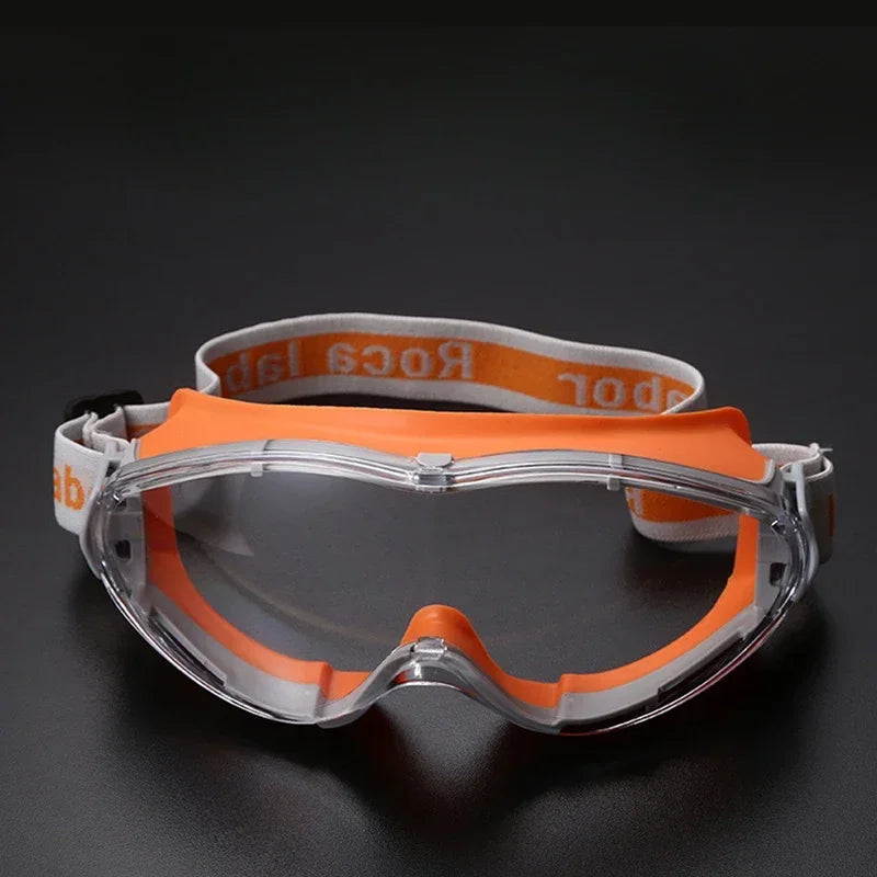 Eye protection for anti - fog, windproof, splash - proof in work, outdoor sports, experimental cutting with safety glasses Qme
