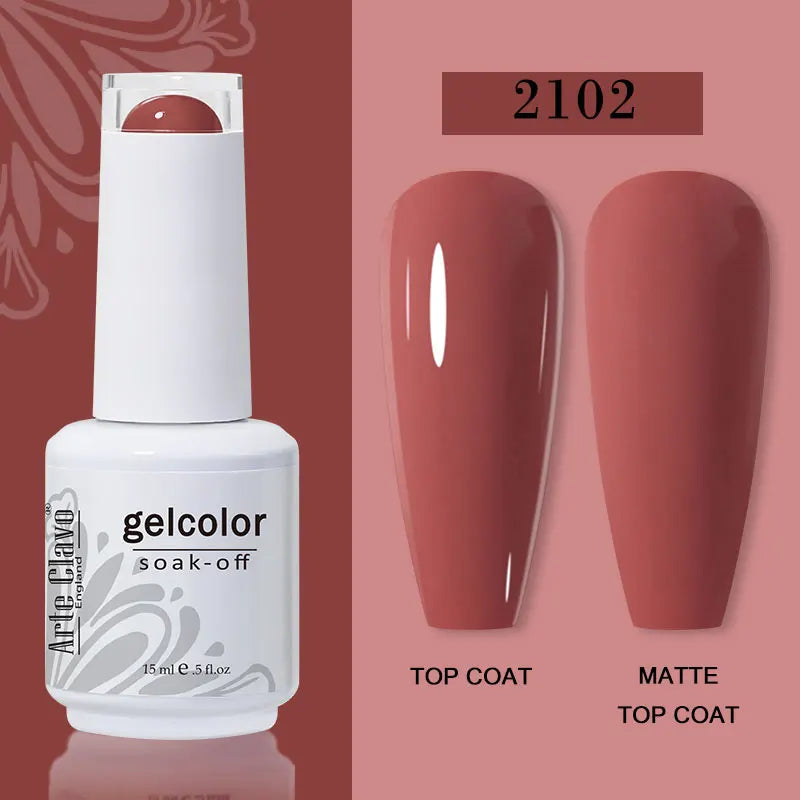Arte Clavo Red Series Nail Polish Party Colors Gel Varnishes All