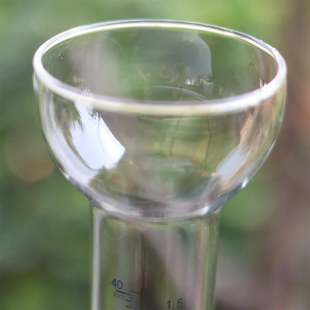 Rain Gauge Outdoor 2 Clear Glass Accurate Cups Stand Replacement Tube Qme