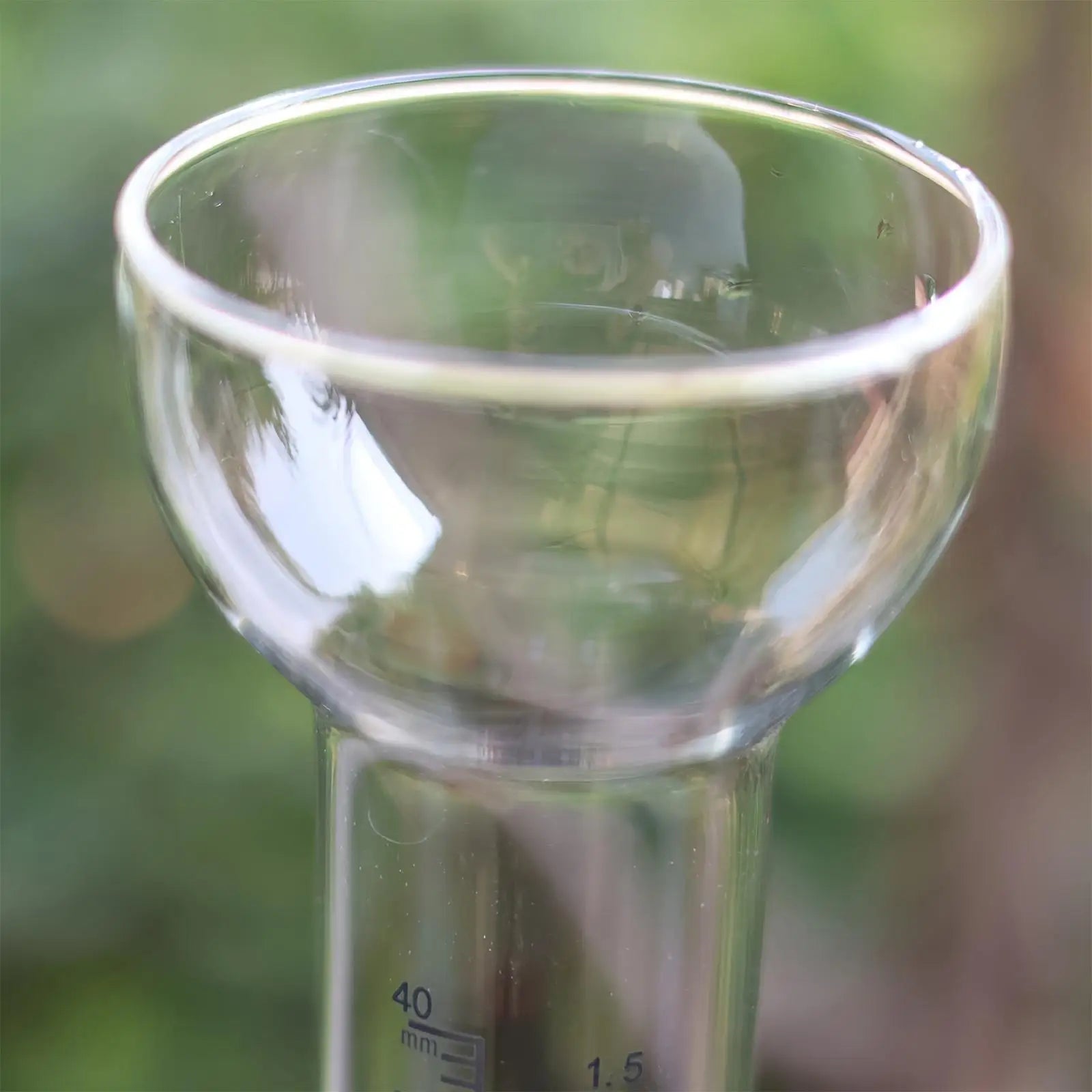 Rain Gauge Outdoor 2 Clear Glass Accurate Cups Stand Replacement Tube Qme