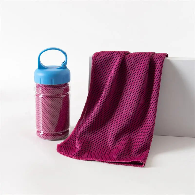 1Pcs Breathable Cooling Towel Ultra Soft Lightweight Microfiber Towels Quick Drying Sunstroke Prevention Yoga Swimming Gym Towel Qme A2