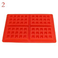 Waffle Mold Silicone Cake Mould Chocolate Bread Kitchen Baking Molds Mold Non-stick Muffin Mould Cookie Cooking Tools Accessory Qme 2