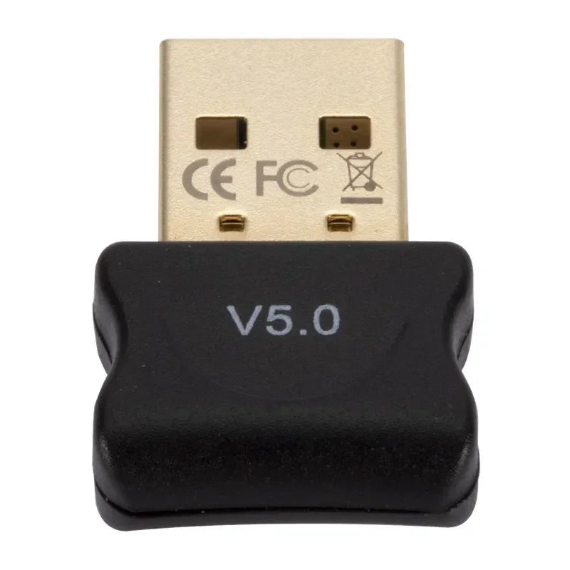 Wireless Connector USB Bluetooth 5.0 Adapter Low Power Wireless Audio Music Stereo Receiver for TV Computer Receiver Transmitter Qme