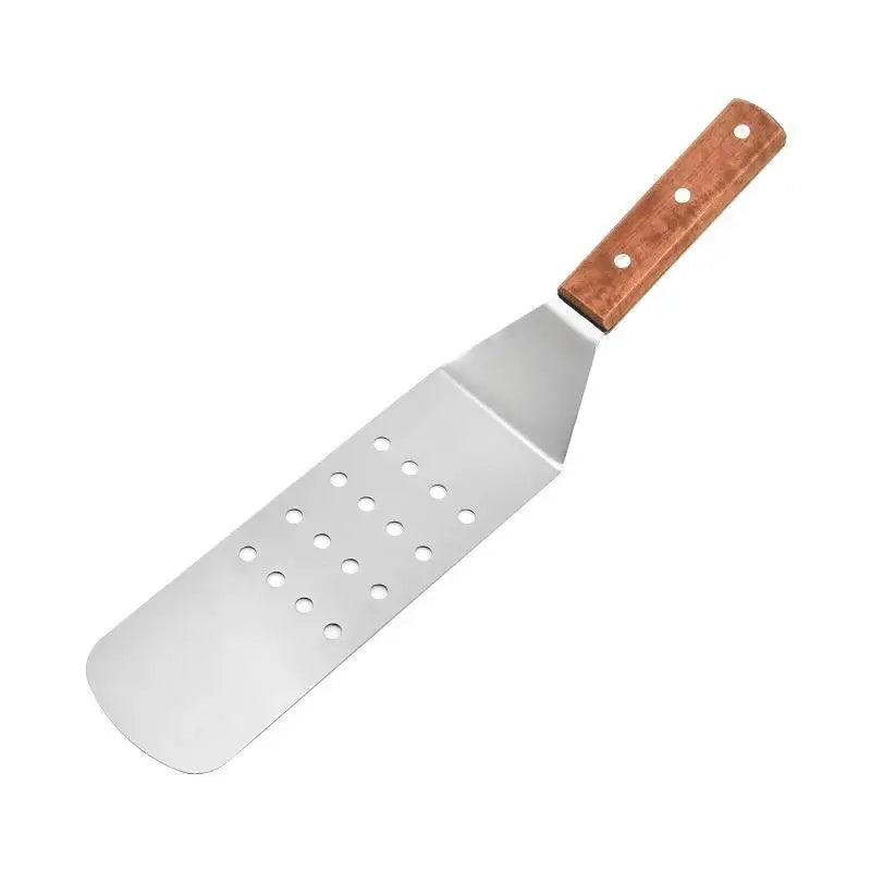 Stainless Steel Spatula Grill Scraper Non Stick Durable Barbecue Qme B