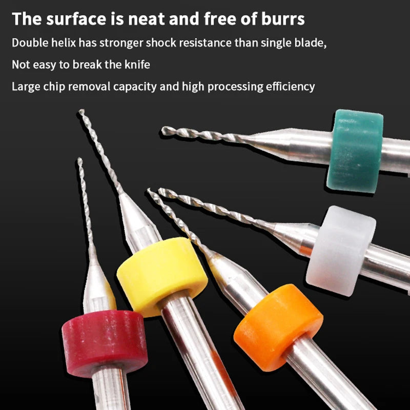 Multi Specification PCB Drill Bit Micro Bits Mini CNC Drilling Print Qme