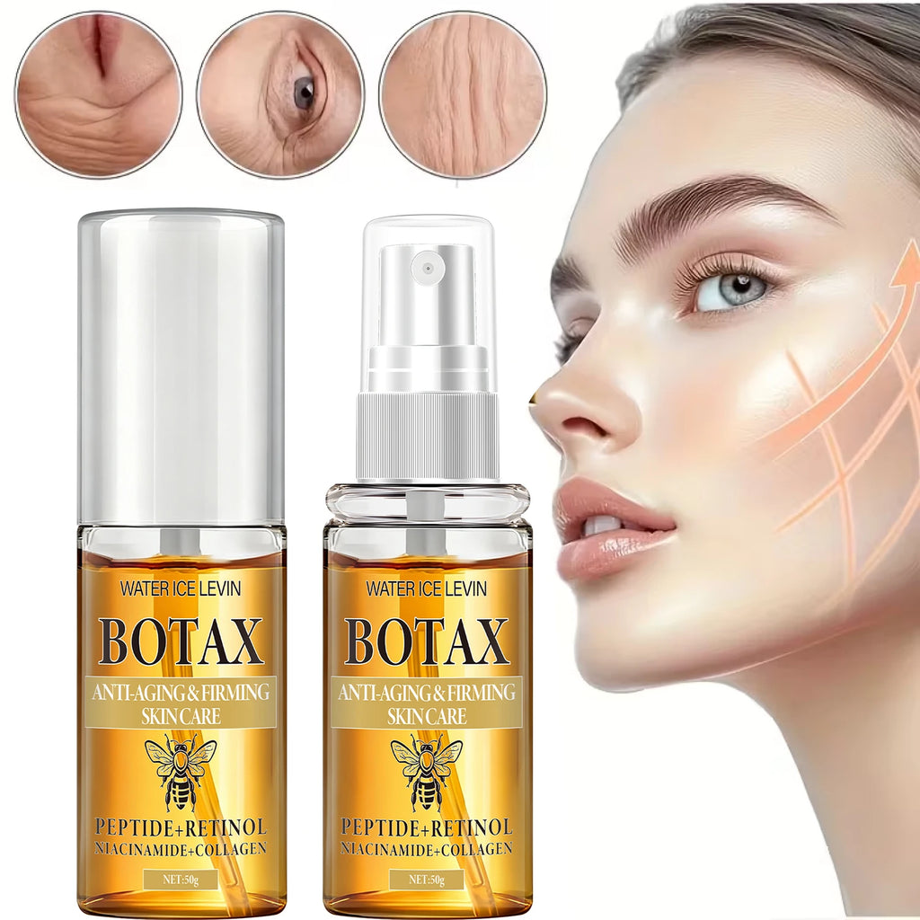 Botax Anti-Aging Instant Face Lift Serum with Peptide, Retinol, Niacinamide & Collagen for Firming & Refining Skin. Qme
