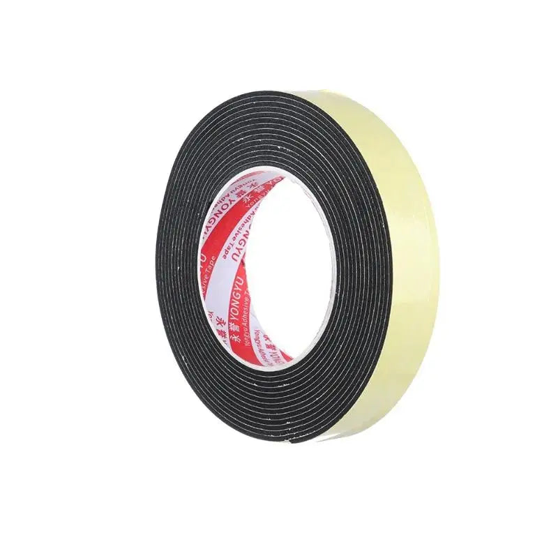 EVA Single Sided Foam Tape Multiple Thickness High Adhesion Shock Absorption Sealing Noise Reduction Home Use DIY Craft Mounting Qme 5mx25mmx2mm Q