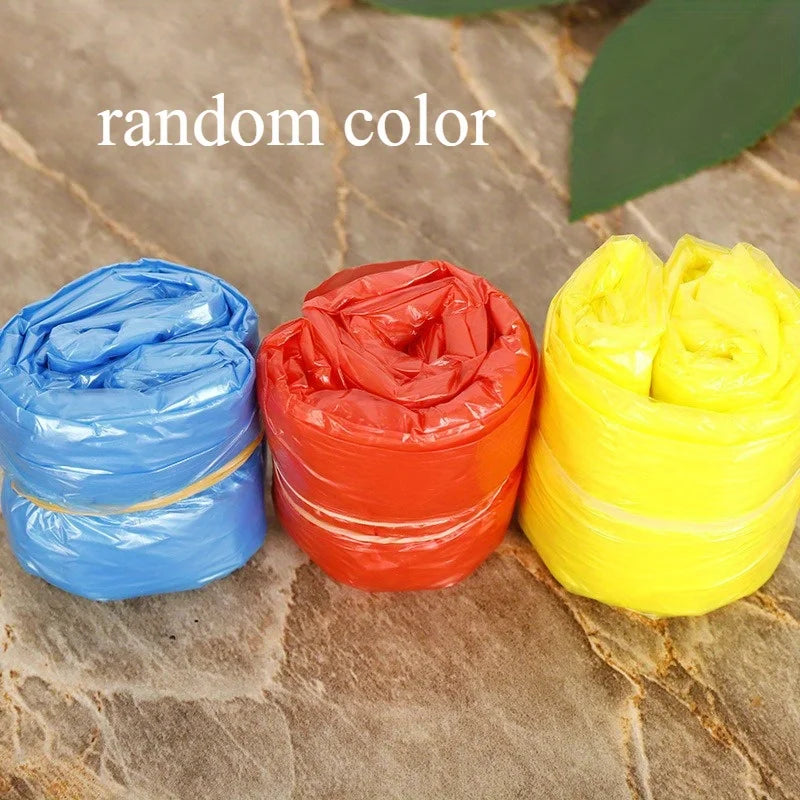 A portable raincoat of random color, with a foldable design, lightweight and practical, suitable for outdoor sports, camping Qme