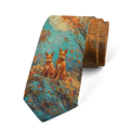Classic Oil Painting High-quality Printing Novel Tie Personalized Qme style2