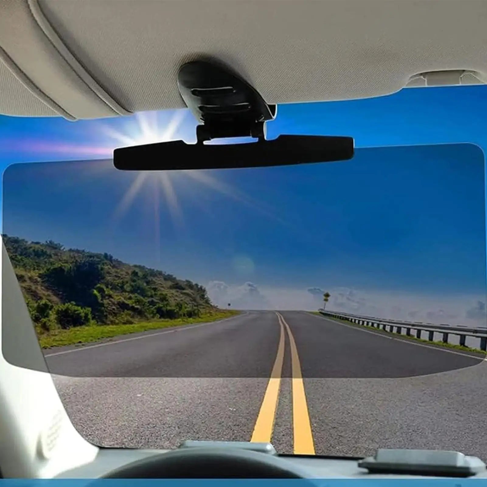 Car Visor Extender Sun Blocker Windshield Sun Visor Extender for Car Glass Sunshade Shield Protector for Automotive Vehicles Qme