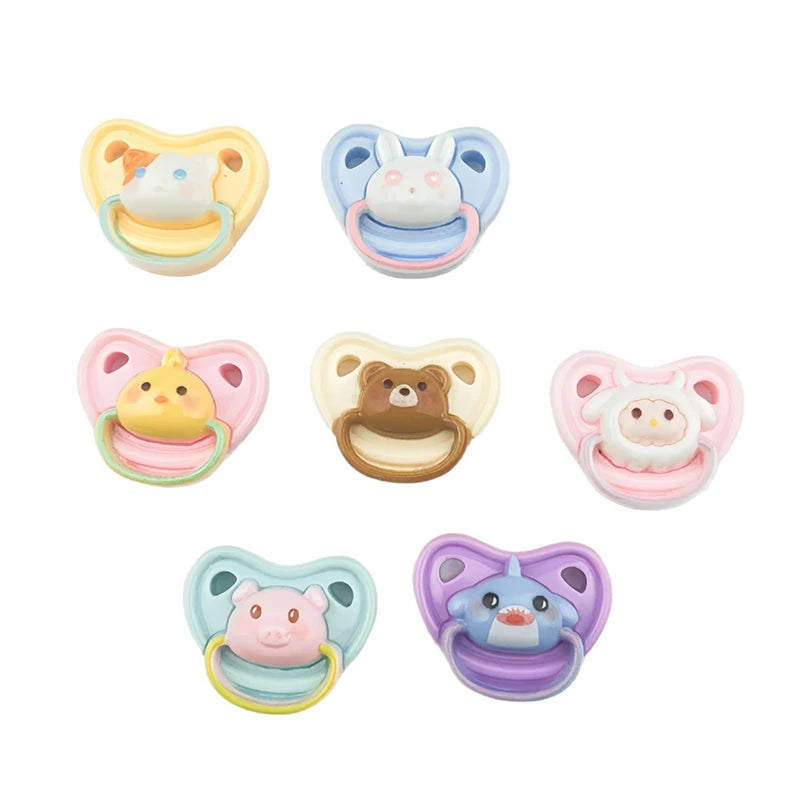 Lovely Mini Doll Pacifier Play House Supplies Dummy Nipples Baby Qme