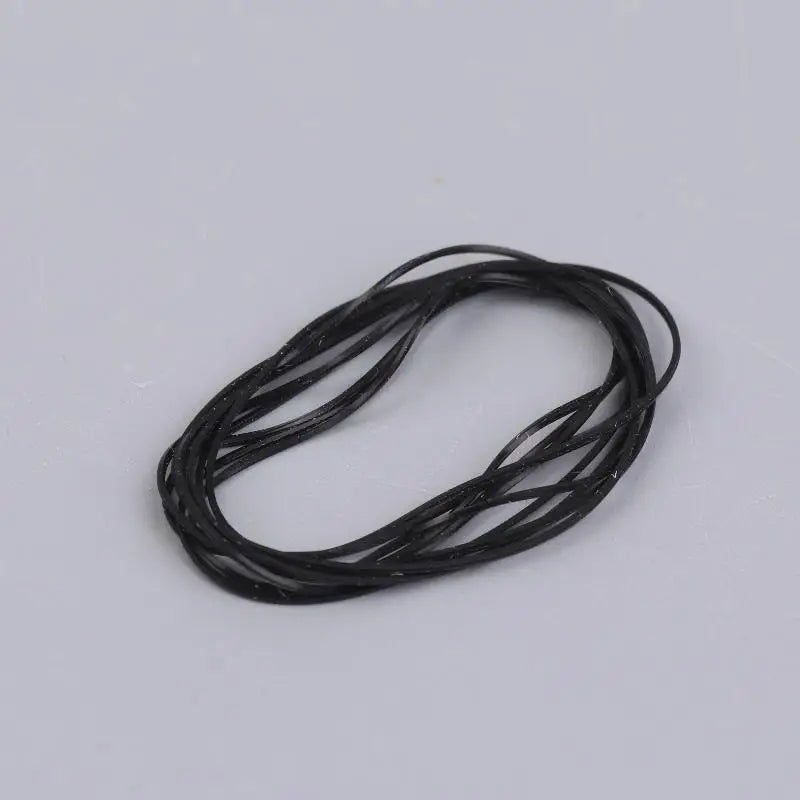 Half-frame Lens Explosion-proof Silicone Coil Rubber Ring Cushion Qme Black