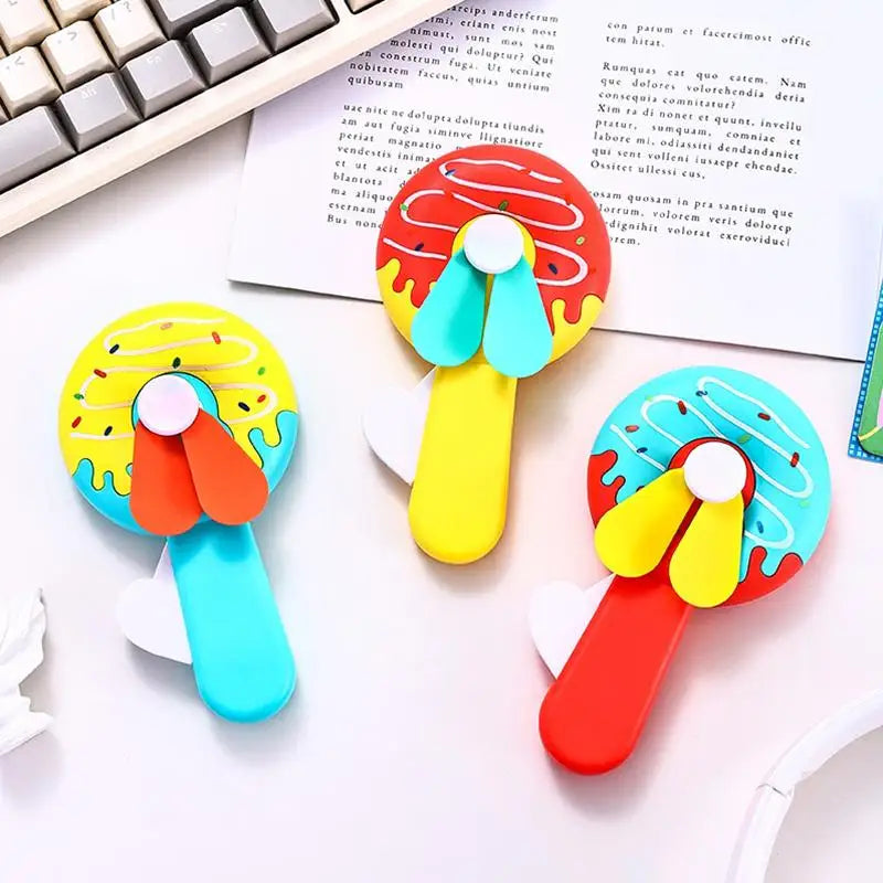 Portable Hand Pressure Fan Toys Kids Adult Birthday Random Mini Qme 1pcs randomly sentB