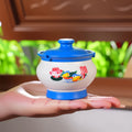 Ashtray With Lid To Prevent Flying Creative And Unique Retro Decorative Spittoon Ashtray For Home Use Qme Blue