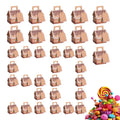 Christmas Candy Boxes 50 Pieces House Shape Dessert Container Holiday Bakery Box For Candy Chocolate Party Supplies Holiday Qme B China Mainland Others