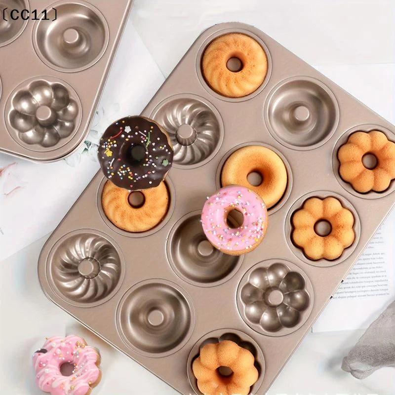 6 9 12 Cavity Butter Bear Madeleine Cake Mold Baking Tray Oven Qme