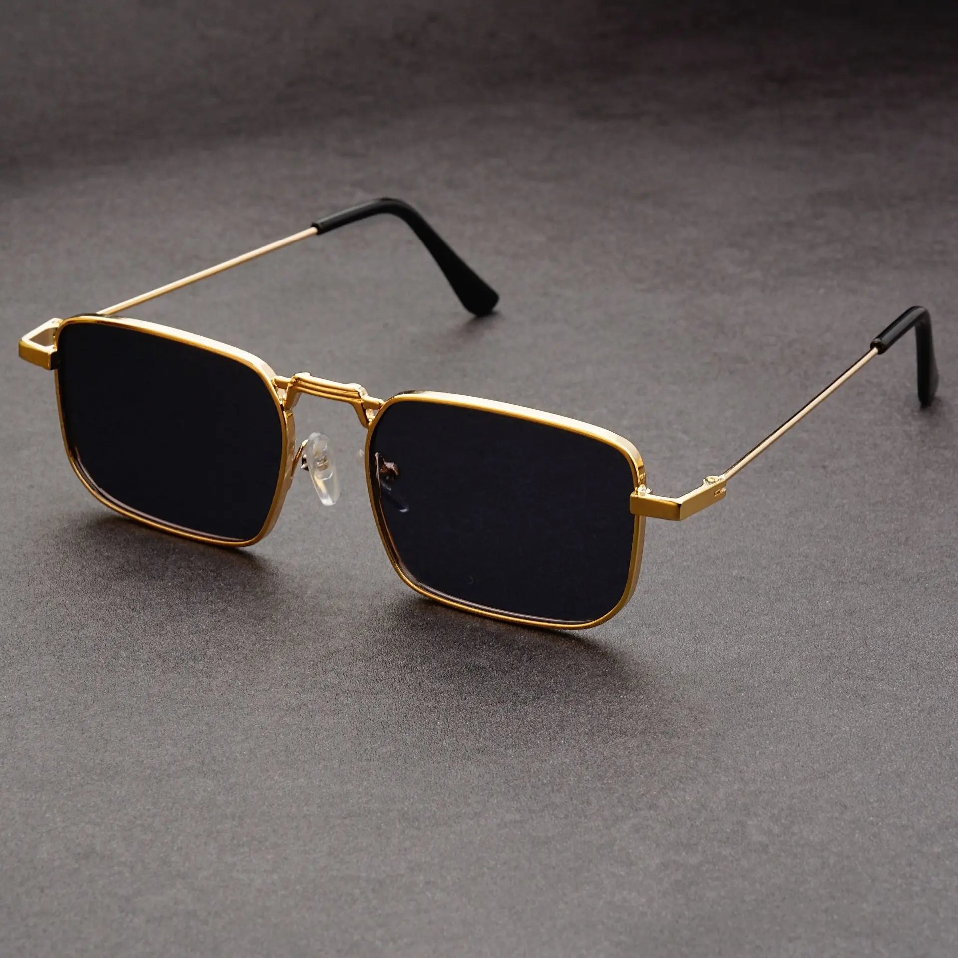 Fashion Rectangle Sunglasses Men Women Vintage Square Driving Sun Glasses Brand Square Sun Glasses for Men Shades Female Eyewear Qme JC