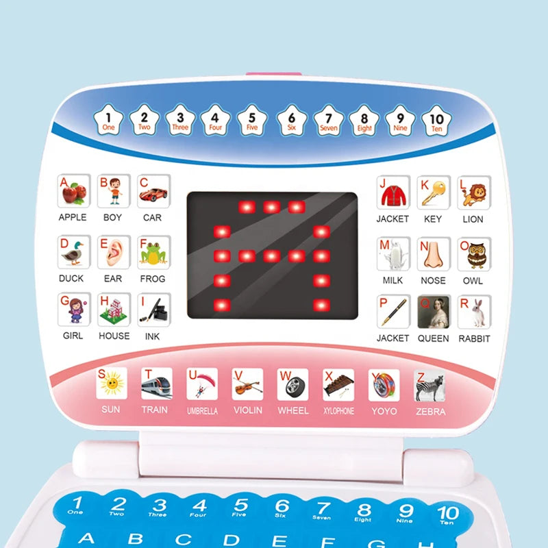 Learning Machine Laptop Computer Child Electronic Preschool Language Education Toys Gift Toddler Kid Developing Cognitive Skills Qme
