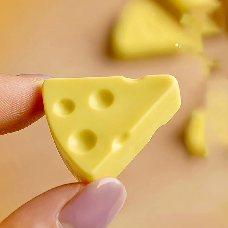 Simulation Cheese Eraser Soft School Supplies Clean Mess Stationary Qme