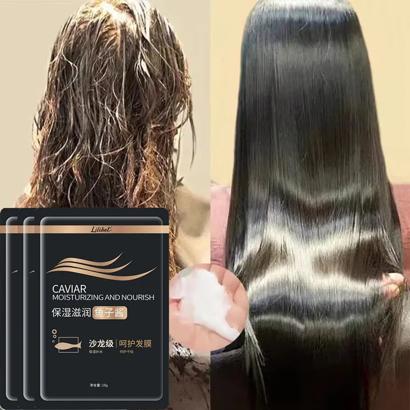 Caviar Hair Mask 5 Seconds Repair Damage Frizzy Smooth Hair Organic Keratin Straightening Restore Soft Nourish Magical Hair Care Qme