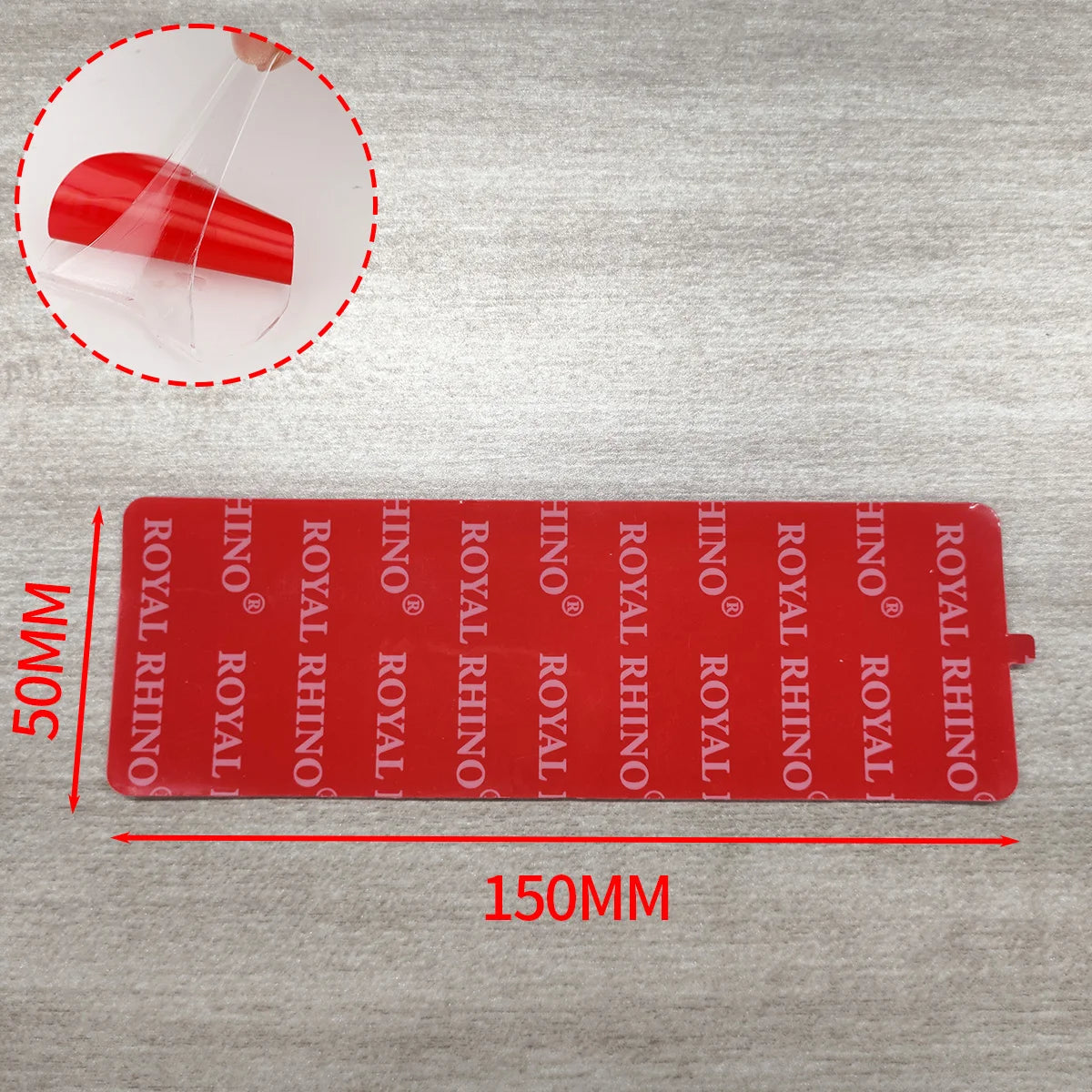 Super Strong Double Sided Tape New Waterproof No Trace Self Adhesive Acrylic Patch Sticky For Home Car Office School Qme 50MMx150MM Quantity-20PCS