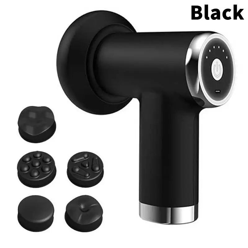 Handheld Body Shaping Vibration Massager Muscle Relaxation At Home Go Qme Black