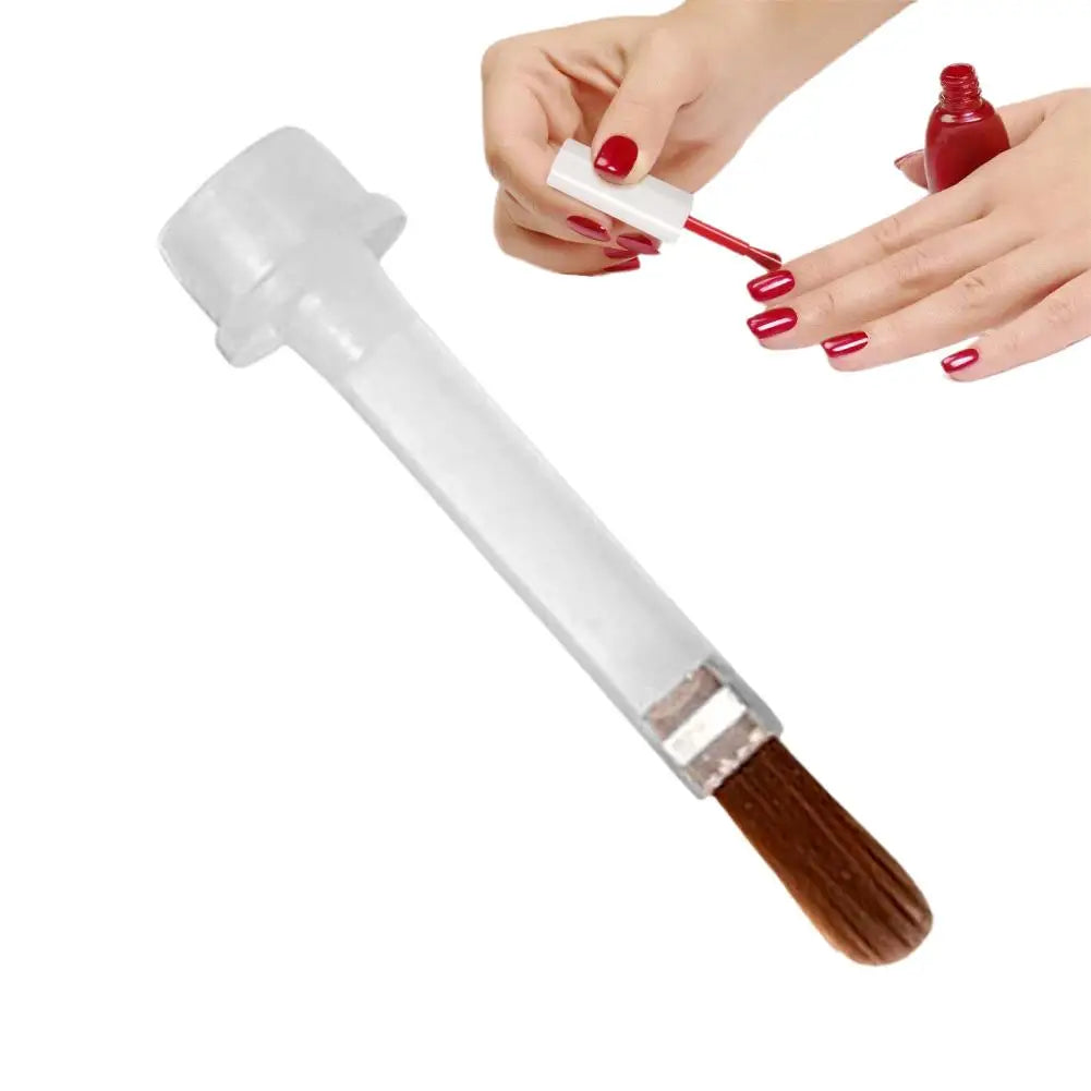 1 Disposable Nail Polish Brush Bottle Replacement Soft Bristles Qme 1PC-curved